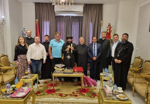Zoran Kalabic - Friendly visit to the Metropolitan of the Coptic Ortodox Church Ilarion of Egypt Header image
