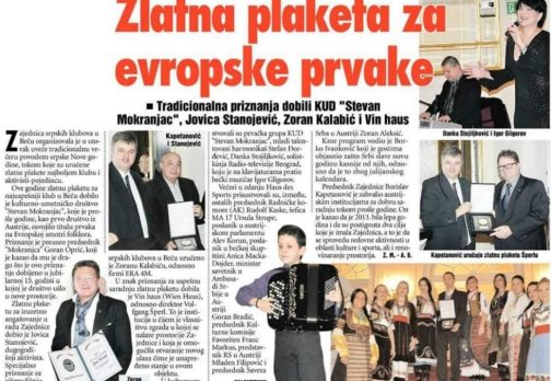 Zoran KIalabic Zeitungsartikel 2