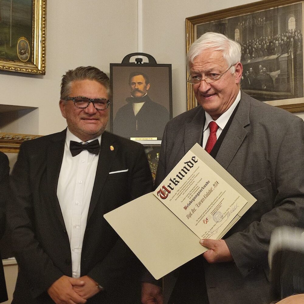 2022 | Zoran Kalabic receiving award Prof. Dr. Rohrbach