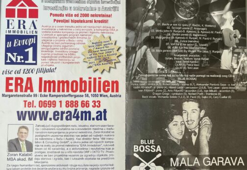 Zoran Kalabic Era Advertisement in Newspaper