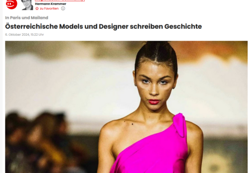 Zoran Kalabic Supports Austrian Models Fashion Show in Milano 2024 September